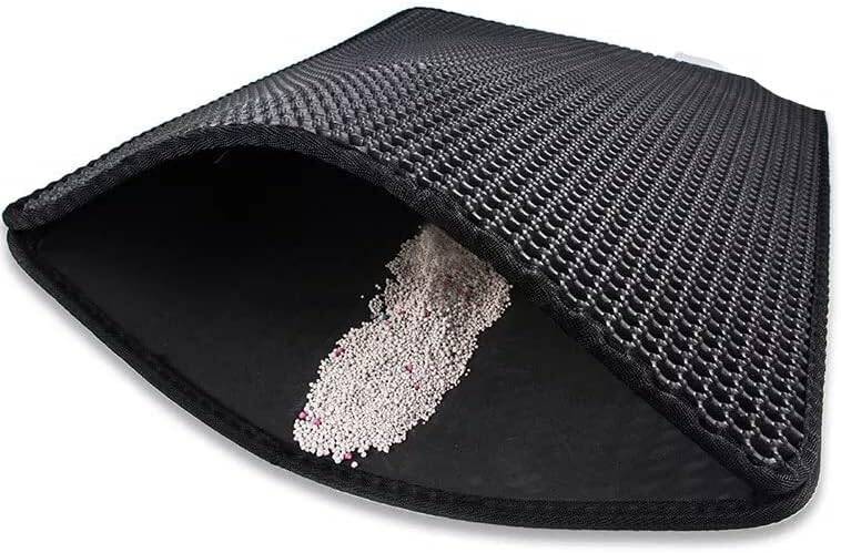 Elekli Kedi Kumu Paspası Kedi Köpek Tuvalet Önü Paspas Kedi Köpek Matı Elekli Kedi Kumu Tuvaleti Önü Paspası (59×37 cm) - 4
