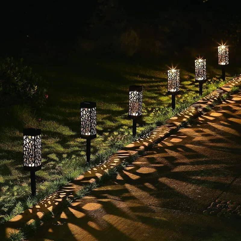 Güneş Enerjili Solar Yürüyüş yolu, Güneş LED Işıkları Gün Işığı Açık Bahçe Dekoratif Suya Dayanıklı Solar Veranda Çim Driveway Peyzaj Süslemeleri - 21