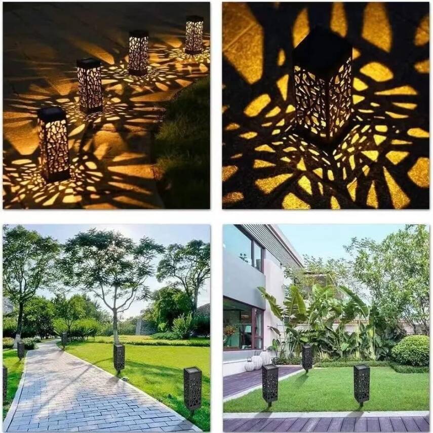 Güneş Enerjili Solar Yürüyüş yolu, Güneş LED Işıkları Gün Işığı Açık Bahçe Dekoratif Suya Dayanıklı Solar Veranda Çim Driveway Peyzaj Süslemeleri - 19