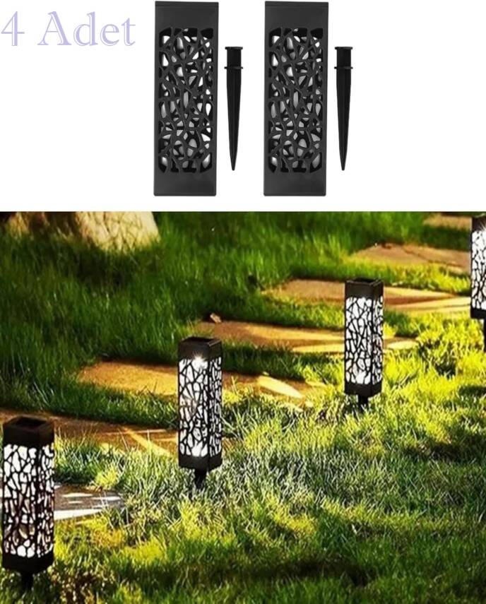 Güneş Enerjili Solar Yürüyüş yolu, Güneş LED Işıkları Gün Işığı Açık Bahçe Dekoratif Suya Dayanıklı Solar Veranda Çim Driveway Peyzaj Süslemeleri - 17