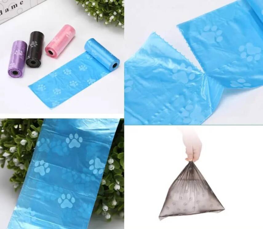 Köpek Kaka Poşeti Rulo Kaka Torbası Köpek Dışkı Poşeti Kaka Eğitimi Yardımcı Evcil Hayvan Kaka Poşeti - 5