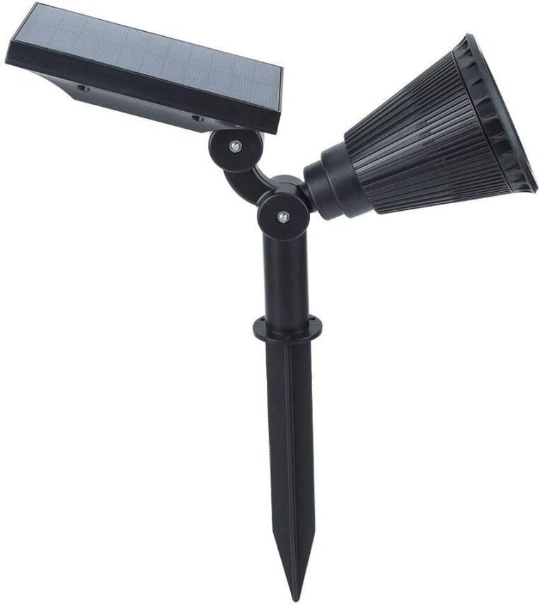 Kyrotech 18 LED Spot Güneş Enerjili Bahçe Aydınlatma Lambası, Fotoselli, Spike Aplik, 18W Su Geçirmez Dış Mekan Solar Lamba, Ağaç, Veranda, Garaj, Havuz, Duvar Ve Zemin Montajına Uygundur 42 CM - 9