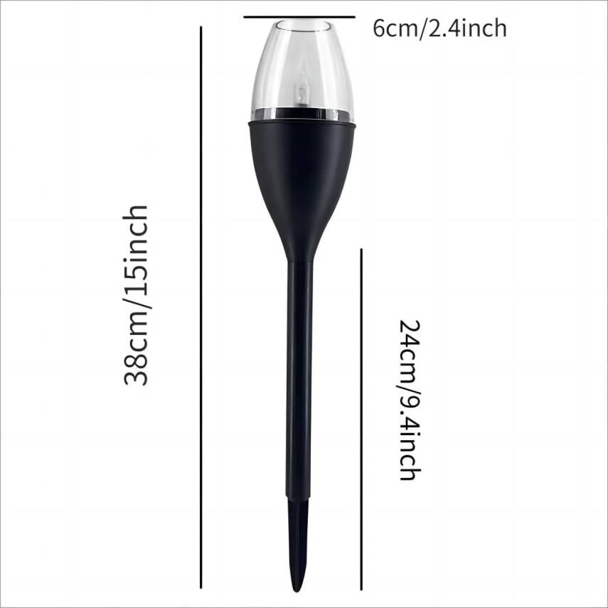 Kyrotech 2 Adet Güneş Enerjili, Titreyen Mum Efektli, Aydınlatma Işıkları, Bahçe, Veranda, Balkon, Avlu, Yürüyüş Yolu, Yol, Çimen Aydınlatma, Gün Işığı - 8