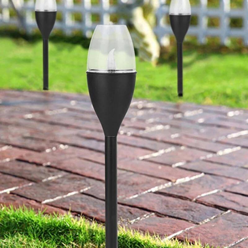 Kyrotech 2 Adet Güneş Enerjili, Titreyen Mum Efektli, Aydınlatma Işıkları, Bahçe, Veranda, Balkon, Avlu, Yürüyüş Yolu, Yol, Çimen Aydınlatma, Gün Işığı - 7