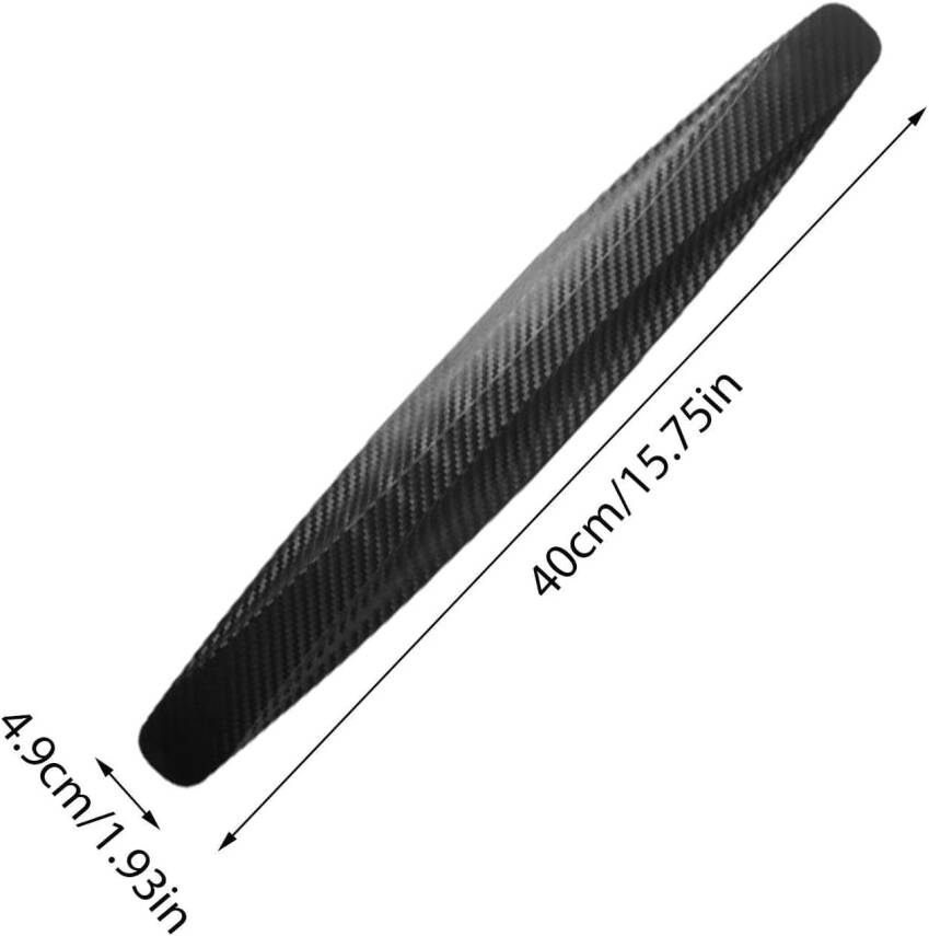 Kyrotech 2 Adet Karbon Fiber Görünümlü Tampon Koruyucu Şerit – 40,5 cm Yapışkanlı Esnek Köşe Koruma – Araç Ön ve Arka Tampon için Çizik Önleyici Şerit, Tüm Araçlara Uyumlu - 7