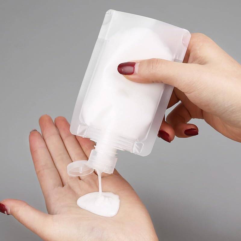 Kyrotech 9 Adet 100 ml Doldurulabilir Şişe Seti – Şampuan, Losyon, Duş Jeli, Yağ ve Krem için Sızdırmaz, BPA İçermeyen, Geniş Ağızlı Seyahat Şişeleri - 9