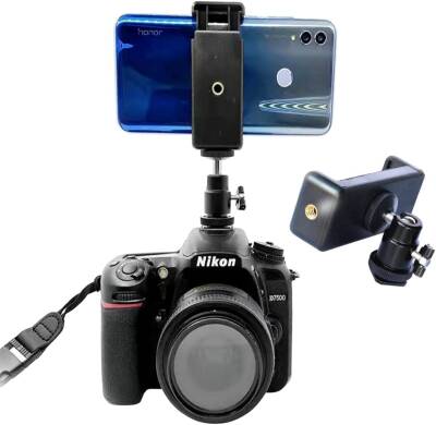 Kyrotech Cep telefonu klipsi tutucu, metal cep telefonu tutucu klipsi 360° bilyalı başlık 1/4 inç dişli, fotoğraf severler için hafif, sağlam - Kyrotech