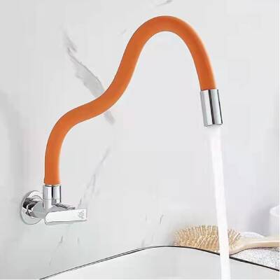 Kyrotech Esnek Musluk Uzatma Borusu – 30 cm | 360° Döner Başlıklı, Köpük Filtresi, Su Sıçratmaz | Kolay Kurulum | Mutfak, Banyo ve Duvar Muslukları için Uyumlu | Yumuşak ve Dayanıklı Plastik - Kyrotech