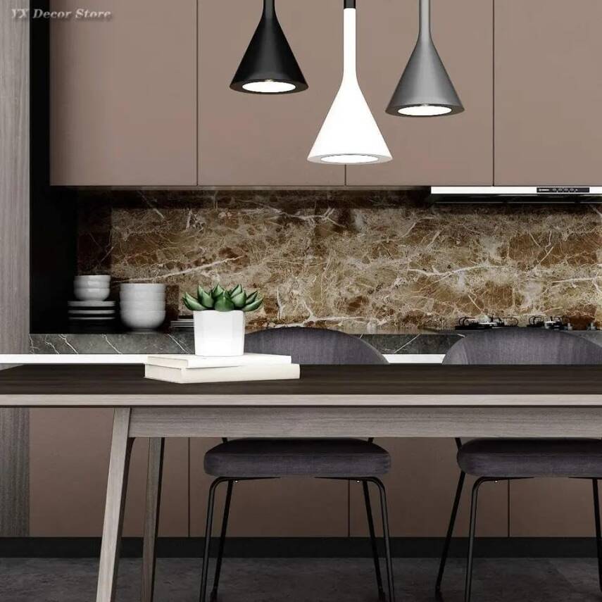 Kyrotech Mermer Desenli Kendinden Yapışkanlı Folyo 5 Metre, 60 CM, Vinil, KendindenYapışkanlı, Dekor folyosu, Pencere Çıkartması, PVC Çıkartma, Mobilya, Mutfak dolabı, Granit - 16