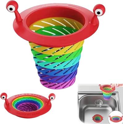 Kyrotech Mutfak Lavabosu Süzgeci, Lavabo Süzgeci, Gider Süzgeci, Banyo Gider Süzgeci, Duş Gider Tıkanıklık Önleyici, Lavabo Jali, Lavabo Ağ Süzgeci, Lavabo Filtresi - Kyrotech