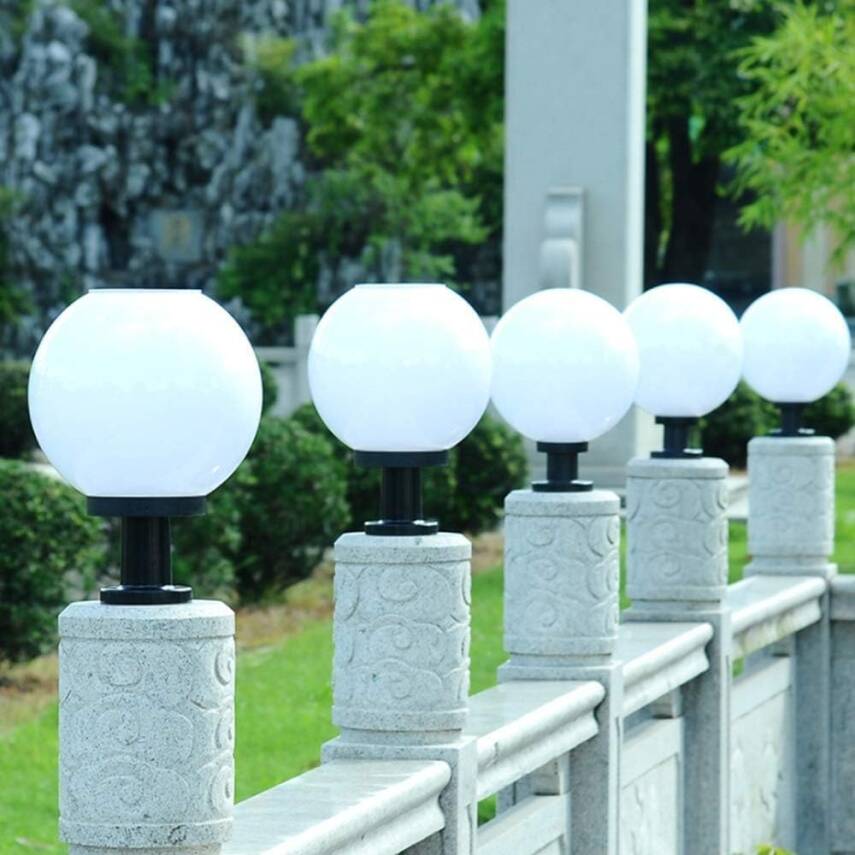 Kyrotech Set Üstü KÜRE Solar LED, Bahçe Lambası 30W, Güneş Enerjili+220V Elektrikli Hibrit, E27 Duy, Fotoselli, Uzaktan Kumandalı, 3 Modlu Işık, IP65 Su Geçirmez | Uzun Ömürlü Bahçe Aydınlatma Armatürü - 2