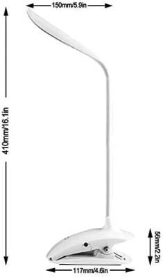 Şarjlı Led Kitap Okuma Lambası Şarjlı Led Masa Lambası 3 Modlu - 3