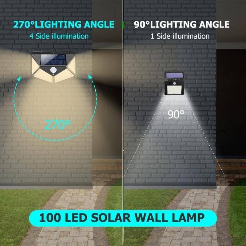 Solar Güneş Enerjili Hareket Sensörlü Duvar Bahçe Karavan Kamp Lambası Led Solar Lamba Su Geçirmez Sarı Gün Işığı Water Proof Solar Lamba - 4