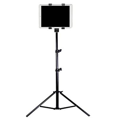 Tripod Ayaklı Tablet Tutucu, 360 Derece Hareketli, 2 Metre Uzanabilir Mafsallı - 3